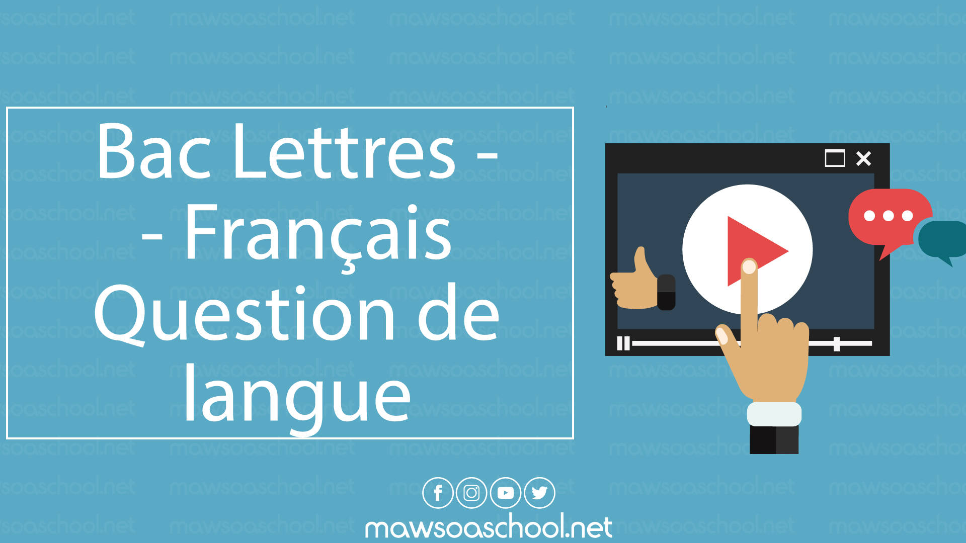 Bac Lettres - Français - Question de langue